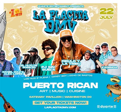 Gana boletos para La Placita DMV Festival Puertorriqueño