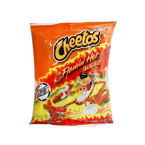 Buy Cheetos Crunchy Flamin Hot 35 4g 1 25oz USA Export Online In UAE Tradeling