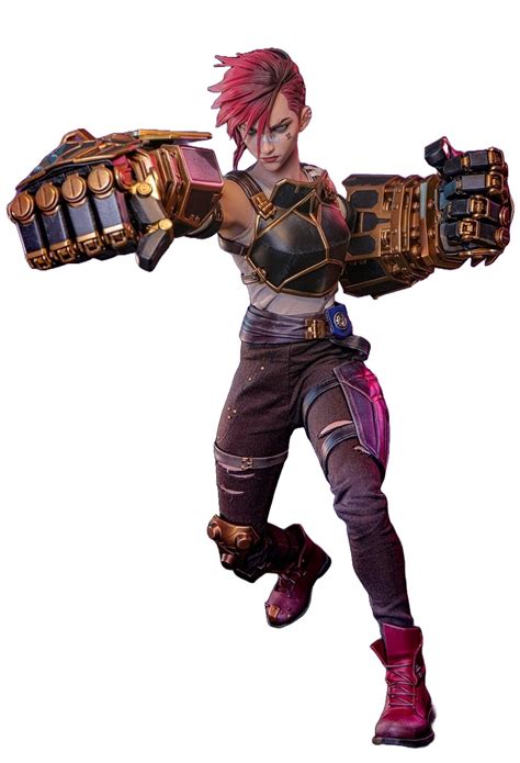 Vi Hot Toys TMS Action Figurine Arcane League Of Legends