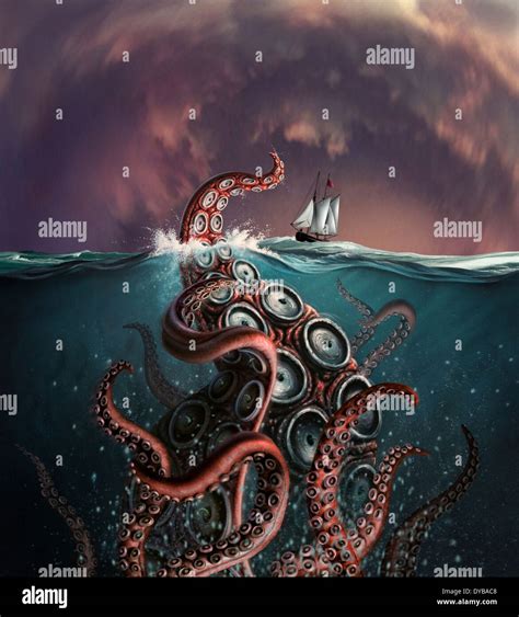 Kraken hi-res stock photography and images - Alamy