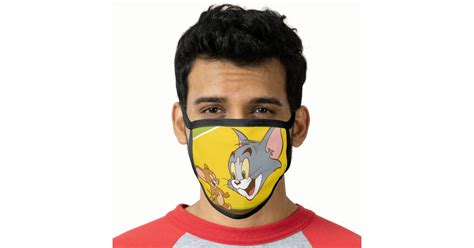 Tom And Jerry Face Mask | Zazzle