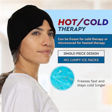 Gel Hot Cold Therapy Headache Migraine Relief Cap For Chemotherapy Sinus Neck Wearable Therapy