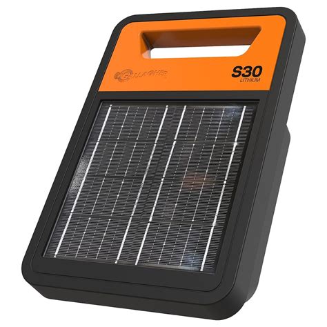 Gallagher S30 Solar Electric Fence Charger Advanced Lithium Tech Shock Farm