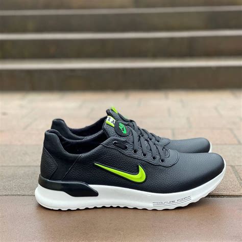 Купить Кроссовки мужские Nike// черные мужские кожаные кроссовки/черные ...