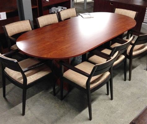 Used Oval Shaped Conference Table