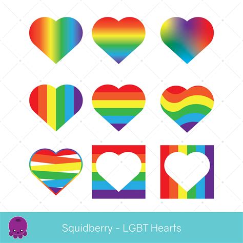 Lgbt Heart Clip Art Gay Pride Wedding Invitation Bisexual Transgender Marriage Equality