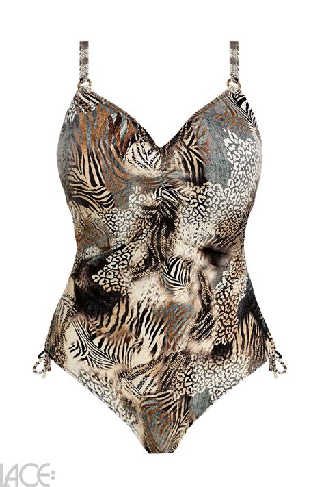 Fantasie Swim Seraya Sands Badpak Met Beugel G M Cup Monochrome Lace Lingerie Nl