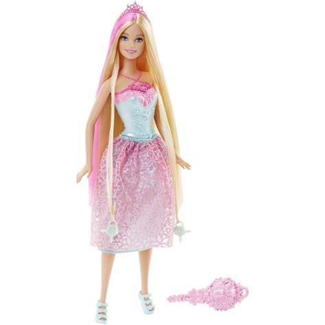 Poupée Barbie Princesse chevelure magique Blonde et rose Jeux et jouets Mattel Avenue