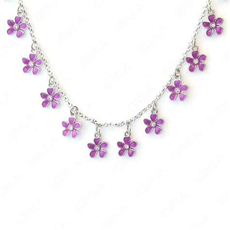 Purple Color Necklace Atelier Yuwa Ciao Jp