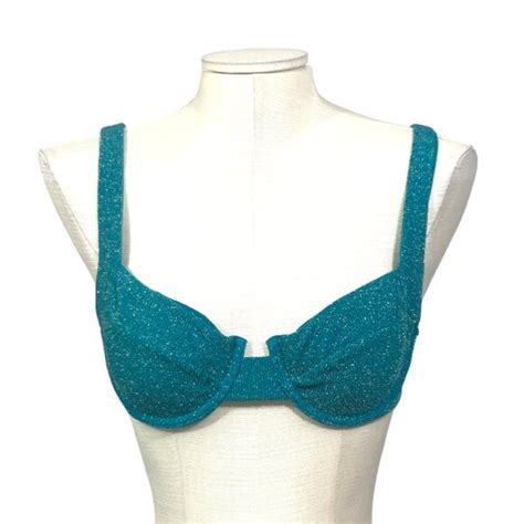 Vetchy Swim Vetchy Laguna Emerald Ribbed Bikini Top Btlgnggd Poshmark
