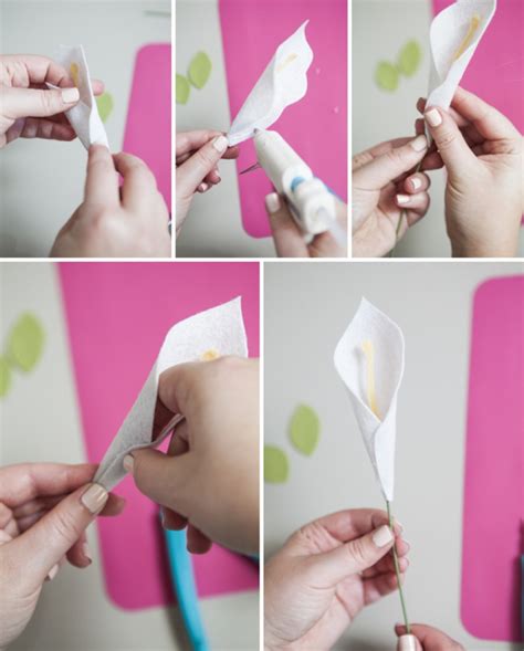 Make A Felt Calla Lily With This Easy Step By Step Tutorial