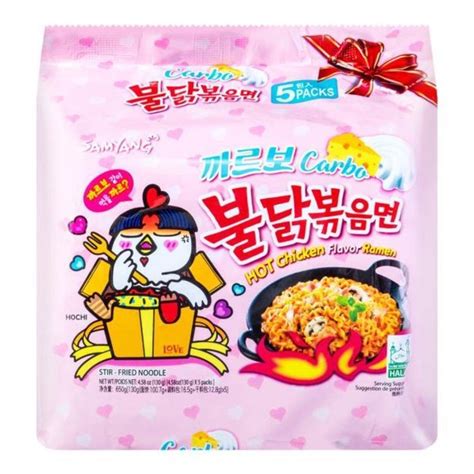 Samyang Buldak Carbonara Hot Chicken Flavor Ramen Stir Fried Instant Chicken Flavors Hot
