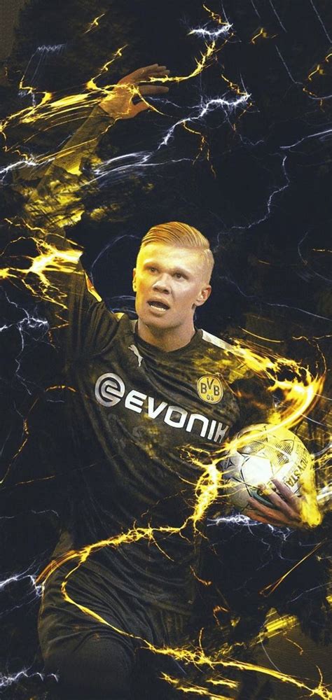 Håland | Football pictures, Football poster, Sports graphic design