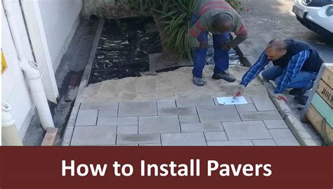 how to install paving