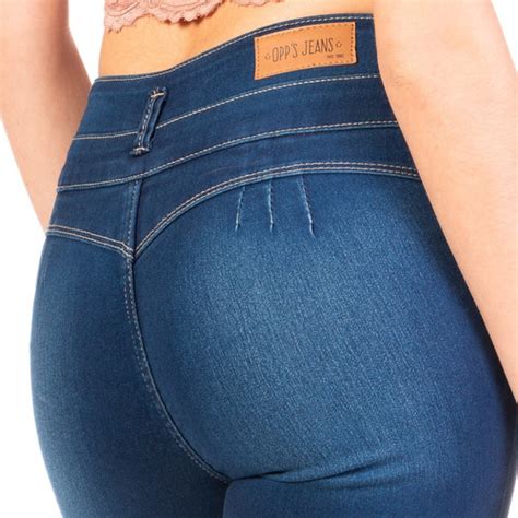 Pantalón Jeans Mezclilla Stretch Dama Corte Colombiano MercadoLibre