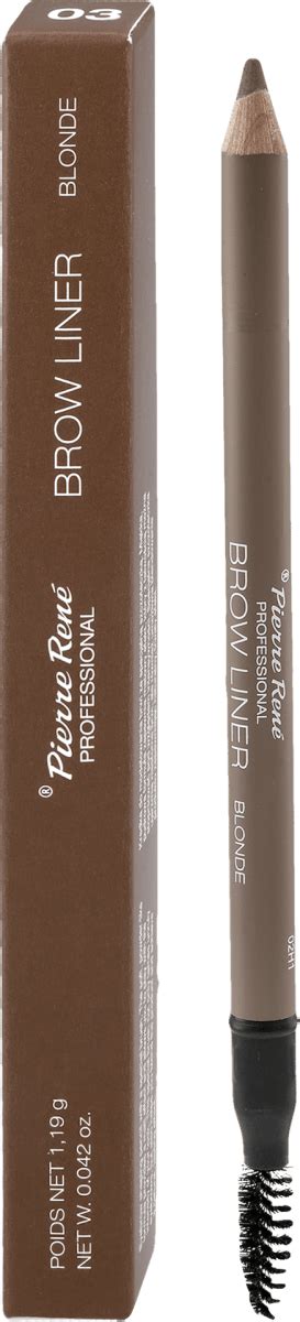 Pierre Rene Kredka do Brwi ze SZCZOTECZKĄ Brow Liner NO 03 BLONDE 1 19 g kupuj online
