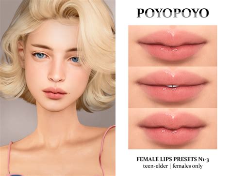 Poyopoyo Female Lips Presets N1 3 Artofit