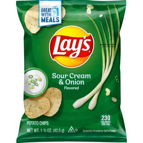 Lays® Sour Cream And Onion Potato Chips 15 Oz Frys Food Stores