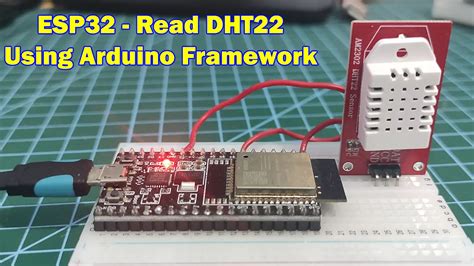 ESP32 Read DHT22 Sensor Using Arduino