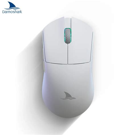 Геймерская игровая мышка беспроводная Darmoshark M3S Mini PAW3395 белая ...