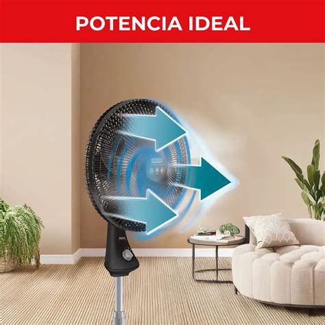 Ventilador SAMURAI Comfort Maxx 2 en1 Negro