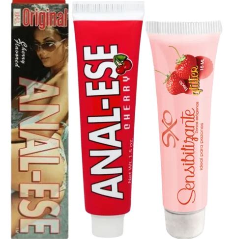 Lubricante Anal Ese Cereza Lubricante Sensibilizante Fresa Meses Sin Inter S