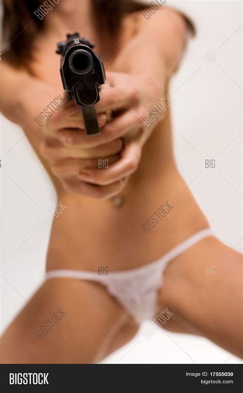 Sexy Naked Woman Gun Image Photo Free Trial Bigstock