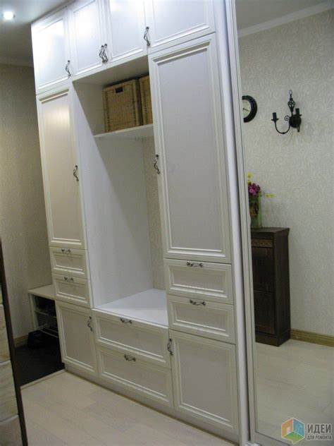 Длинный и очень удобный коридор, дизайн коридора, отделка, декор ...