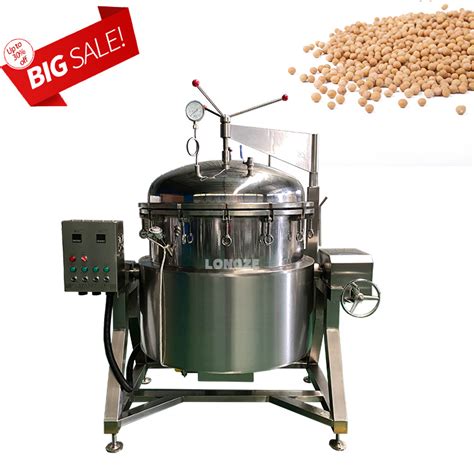 100 600 Liters Stainless Steel Industrial Cooking Kettle Boiler