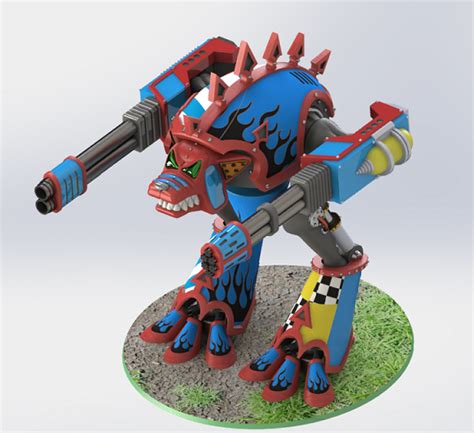 Fichier Stl Gratuit Armocast Warhound Titan Fan Made Objet Imprimable