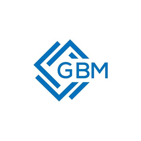 Gbm Letra Diseño Gbm Letra Logo Diseño En Blanco Antecedentes Gbm Creativo Circulo Letra Logo