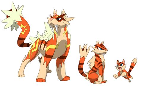 The Fire Type Starters By Deejaysart1993 On Deviantart