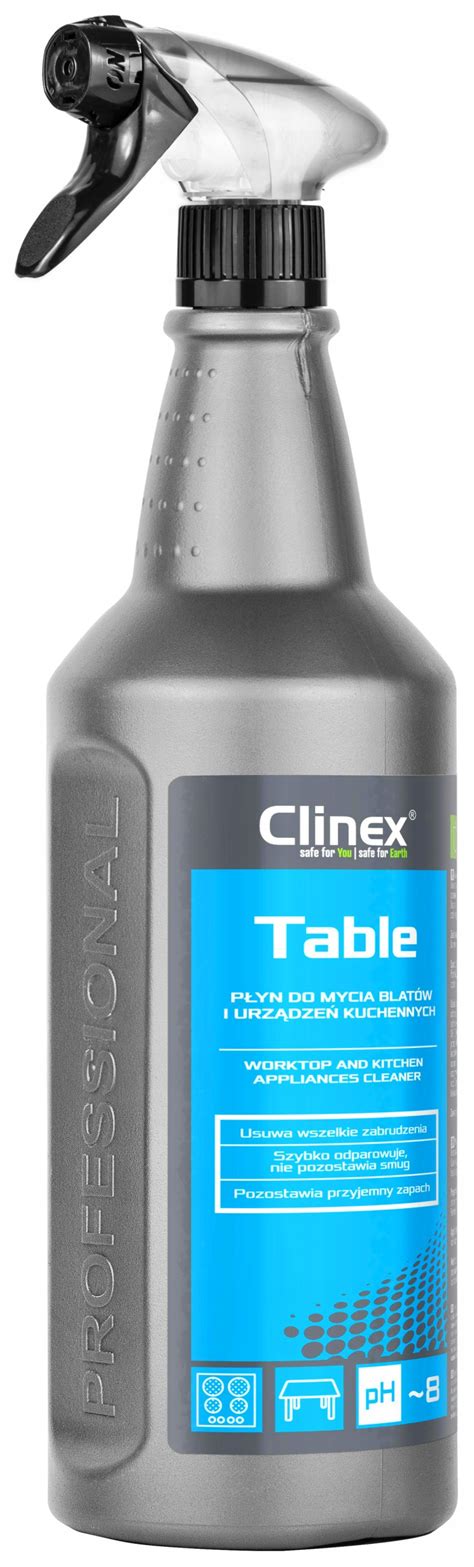 CLINEX TABLE DO MYCIA BLATÓW I URZĄDZEŃ KUCH 1L 13052578022 Allegro pl