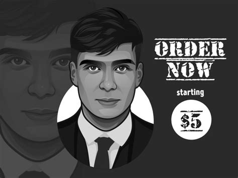 Draw Cartoon Vector Portrait Bnw Style From Your Photo By Jazcreative11