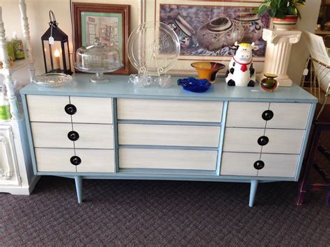 Shabby Chic Mid Century Dresser Distressed Furniture Shabby Chic