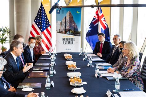 Us Secretary Of State Antony Blinken Visits University Of Melbourne