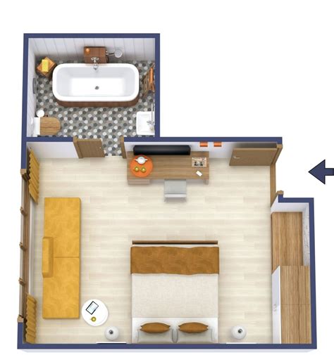 Hotel Room Design Layout