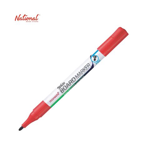 MONAMI WHITEBOARD MARKER RED FINE