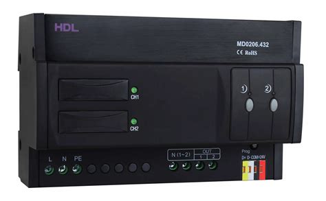DIN диммер 2-канальный, 6А на канал, HDL-MD0206.432 - купить в HDL ...