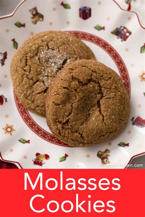 Molasses Cookies Preppy Kitchen