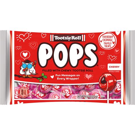 Tootsie Roll Cherry Pops Valentine S Candy Shop Candy At H E B