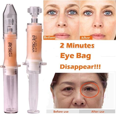 2 Minutes Instant Lifting Liquid Pump Eye Cream Anti Puffiness Wrinkles ...