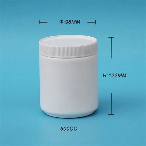 Hdpe Capsule Protein Powder Plastic Jar With Screw Lid Buy Plastic