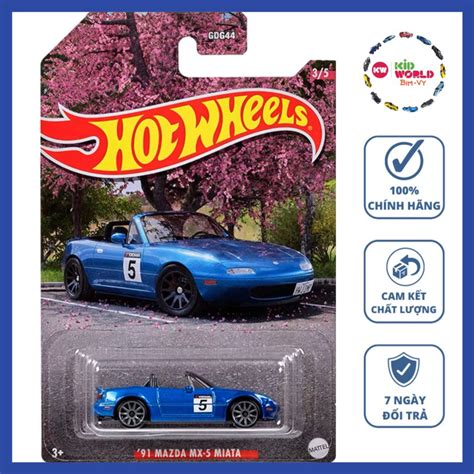 Xe mô hình Hot Wheels Themed Automotive Assortment Series 91 Mazda MX 5 Miata HLK17 Shopee