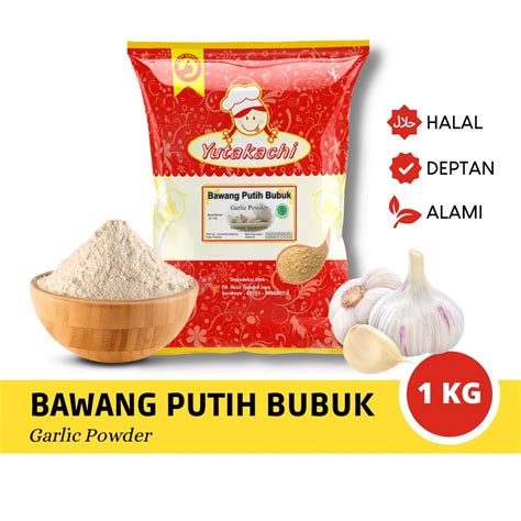 Jual Murni Bawang Putih Bubuk 1Kg Yutakachi Garlic Powder Bumbu