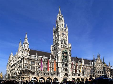 New Town Hall Munich View On Black German Neues Rathaus Flickr