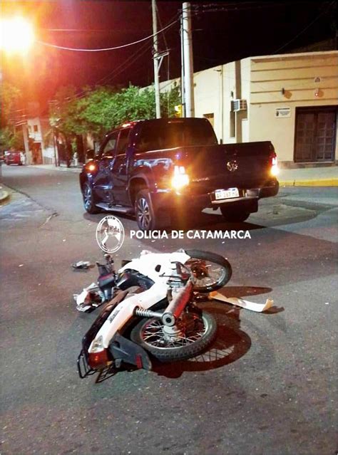 Motociclista Lesionado En Un Accidente Vial