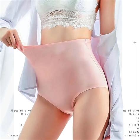 Culotte Slip Sous V Tements Sexy En Dentelle Pour Femmes Lingerie En Soie Glac E Levage Des