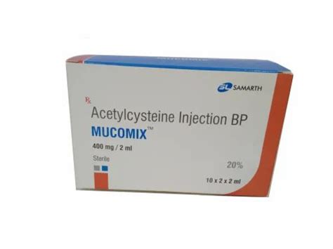 N Acetylcysteine Injection At Best Price In Mumbai By Genex Pharma