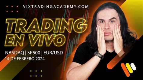 TRADING EN VIVO 14 de Febrero 2024 MÉTODO WYCKOFF SMC NASDAQ